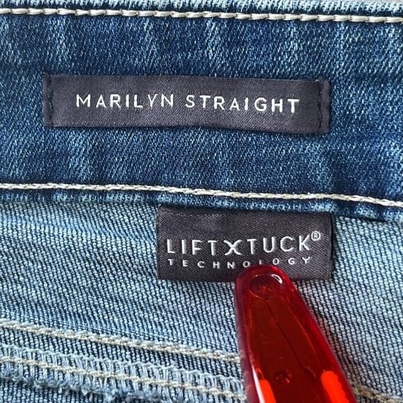 NYDJ Marilyn Straight Ankle Size 12 Long Lift X Tuck Technology - Picture 7 of 12